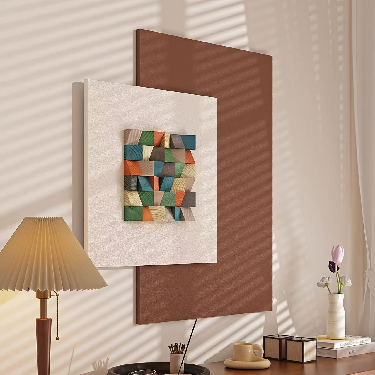 Handcrafted -Looking Sandstone Wall Art - Large 23.6\