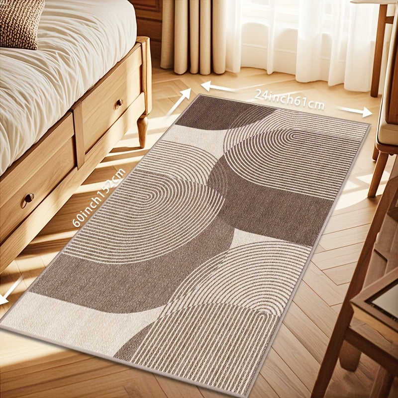 Area Rug That Can Be Machine Washed, Featuring a And Spill-Resistant Surface, Non-Slip Backing, And Properties, Ideal for Living Rooms, Bedrooms, Kitchens, Or Dining Areas. Suitable for Outdoor Patio Decor