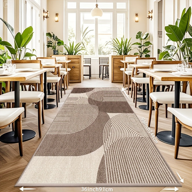 Area Rug That Can Be Machine Washed, Featuring a And Spill-Resistant Surface, Non-Slip Backing, And Properties, Ideal for Living Rooms, Bedrooms, Kitchens, Or Dining Areas. Suitable for Outdoor Patio Decor